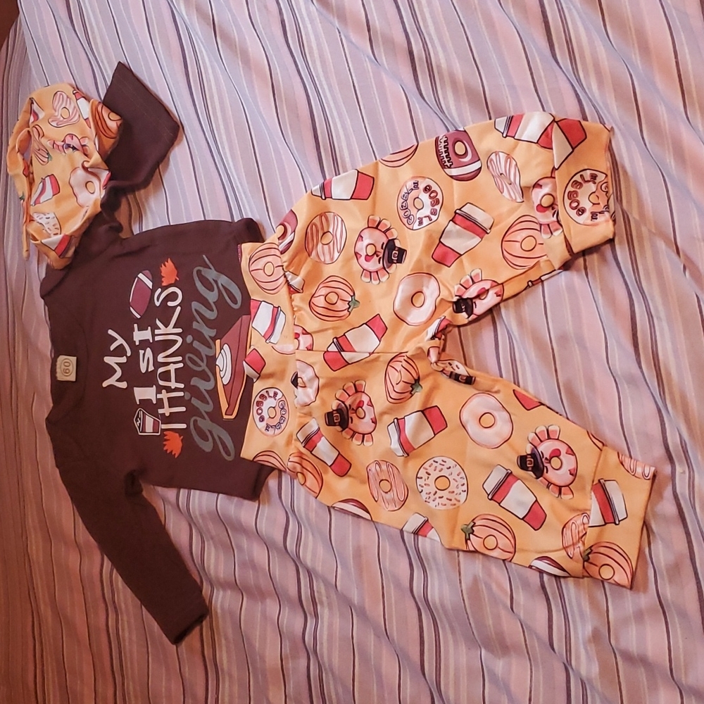 Brand new newborn Thanksgiving outfit